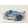 thumbnail image 5 of Armarkat Cat Bed Model C47, navy blue & beige, 5 of 10