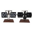 thumbnail image 1 of Auto Pager Turning Clock, 24 Hours Single Foot Mechanical Auto Flip Desk Clock for Home Living Room Decoration, 1 of 7