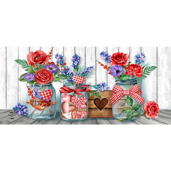 Briarwood Lane Love Filled Mason Jars Mini Mat