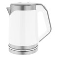 thumbnail image 1 of 2L Large Capacity Stainless Steel Electric Kettle, Double Layer Wall, Automatic Shut Off, Safe Boiling, 1 of 6