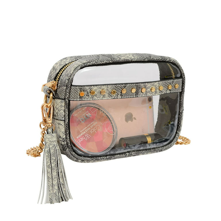 ToGoGo Women Small Clear Crossbody bag Stadium Approved