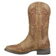 thumbnail image 3 of Roper Womens Riley Scroll Embroidered Square Toe Cowboy  Mid Calf Boots, 3 of 5