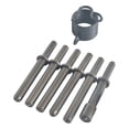 thumbnail image 4 of Almencla Air Bits Set Pneumatic Hammer Bits for Metalworking Demolition Type B, 4 of 8