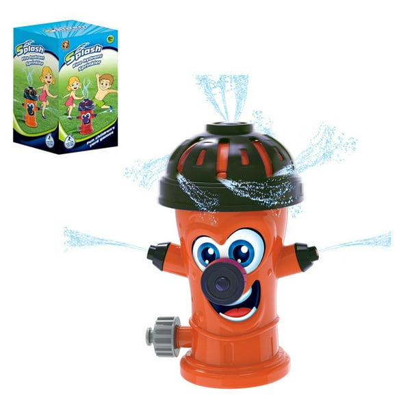 Bornes d'Incendie à Jet d'Eau pour Enfants, Arroseur Jouet pour Enfants, Jouets d'Arrosage, Arroseur pour Enfants, Arrosoir d'Incendie, Arroseurs Rotatifs à 360°, Jouets d'Eau Extérieurs pour Enfants pour Jardin, Pelouse, Jeux Extérieurs