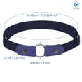 thumbnail image 5 of Deago Buckle Free Elastic Stretch Belts for Women or Men Buckle-less Comfortable Invisible Belts for Jeans Pants (Coffee), 5 of 8