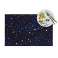 thumbnail image 4 of XMXY Woven Placemats Set of 6 PCS, Universe Stars Space Table Mats Washable Heat Resistant Placemats, 4 of 6