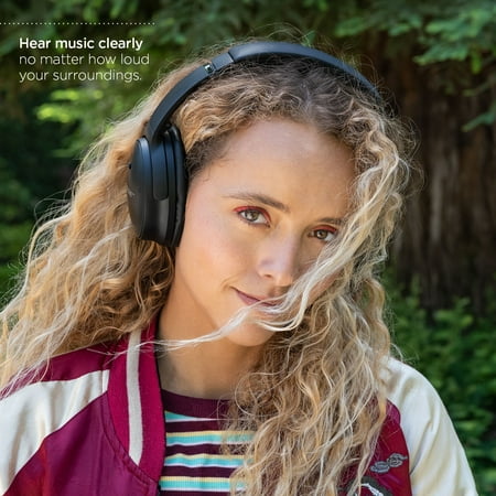 Bose - QuietComfort 45 Wireless Noise Cancelling Over-the-Ear Headphones - Triple Black