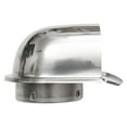 thumbnail image 4 of Bgsha 100mm 150mm Valve d'Extraction d'Aération Murale Grille Couverture de Conduit Sortie de Ventilation, 4 of 10