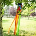 thumbnail image 4 of In the Breeze 5210 — Fiesta Diagonal Weave 60" Windsock — Colorful Lattice Windsock with Color-Coordinated Tails, 4 of 7