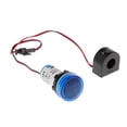 thumbnail image 1 of Injueey Medidor de voltaje de CA Digital ABS reemplazo desmontable 0-100A profesional 50-500V voltímetro amperímetro de medición Industrial Decoración del hogar Azul Injueey HA076026-02, 1 of 6