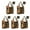 Halloween Pumpkins and-2, variant on 5 Pack Foldable Shopping Bag,Halloween Pumpkins and Spooky Trees Reusable Grocery Bags with Pockets,Large Reusable Tote Bags with Handles Waterproof & Lightweight