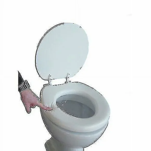 Ultra Soft Toilet Seat Adult Padded Cushion Bathroom White Loo Comfort