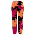 thumbnail image 3 of WILLBEST Pantalones Deportivos Largos Casuales para Mujer con Estampado Completo y Un Diseño Único de Hojas de Arce para Un Uso Diario Cómodo. Chica, 3 of 3