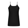 thumbnail image 6 of OIOLOYJM Oversized Camisole for Women Casual Adjustable Spaghetti Strap Tank Top Cotton Fashion Cozy Cami Undershirts Black L, 6 of 7