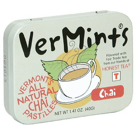 Vermints Chai Pastilles, 1.41 oz, (Pack of 6)