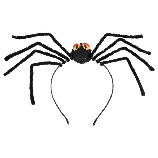 GAXIRE Diadema de araña para Halloween, decoración de disfraces de Halloween, adorno de araña para Halloween