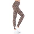thumbnail image 4 of Legging Tricoté Multi-Imprimé Doublé Style Yoga avec Taille Haute - Multi, 4 of 5