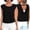 Black, variant on Women Cropped Open Back Sleeveless Tank Tops Casual Yoga Y2k Athletic Gym Shirts Loose Fit Athletic Workout T Shirts,XXL