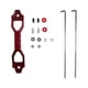 thumbnail image 1 of Heavy Duty Battery Hold Down Set, Battery Hold Down Bracket with Aluminum Battery Tie Down Bracket and J Bolts, 1 of 5