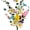 B, variant on HaCpiu Easter Floral Stem, Festive Accent, 17.3" Egg Bloom Picks, Spring Vase Decor, Reusable Design, for Floral Arrangement, Party, Vase, Table, Centerpiece, Gathering