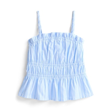 Wonder Nation Girls Smocked Top, Sizes 4-18