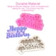 thumbnail image 3 of Ounissouiy Biscuit Molds Happy Birthday Design Embossed Making Crafting Die Tools Decorating Cake Mould Chocolate DIY for Household Use Type3 NO3, 3 of 6