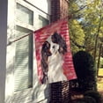 thumbnail image 2 of Tricolor Cavalier Spaniel Love House Flag, 2 of 4