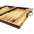 thumbnail image 5 of 15-Inch Wood Backgammon Set - Black/Zebra Wood Board - Oak Inlaid Wood Field, 5 of 5