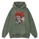 thumbnail image 4 of Sudadera con capucha de atleta de béisbol con diseño de esqueleto y lavado desgastado retro para hombre, otoño, 100 % algodón, sudadera holgada y cálida de estilo hip hop, 4 of 4