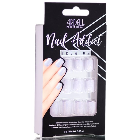 Ardell Nail Addict Premium Artificial Nail Set - Crystal Glitter