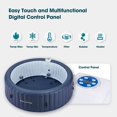thumbnail image 4 of RELXTIME Inflatable Hot Tub 4 to 6 Person 82 Inch Outdoor Round Portable Home Spa with 130 Soothing AirJets,Spa Cover,2 Filter Cartridges, 4 of 6