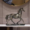 thumbnail image 2 of House of Avana Handcrafted Resin Running Horse Statue in Copper, 2 of 4