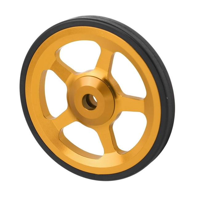 Folding Bike Easy Wheel, Smooth Rolling Easy to Move & Secure Fixation Portable Compact Design for Commuting & Travel