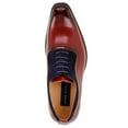 thumbnail image 3 of Gino Vitale Men's Lace Up Medallion Toe Dress Shoes, 3 of 3