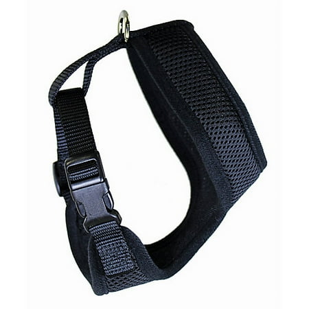 UPC: 0024764791479 | Adjustable Mesh Chicken Harness Medium Black