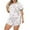 Pink, variant on Bibifish Womens Pajama Sets Blue Rose Printed Plus Size Short Sleeve Pajama Sets Round Neck Pullover Top With Shorts Elegant Trendy Nightwear
