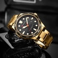 thumbnail image 3 of CURREN NEW Men's Watches Top Brand Luxury Stainless Steel Band Quartz Wristwatches with Auto Date Fashion Design Luminous Dial, 3 of 6