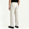 thumbnail image 4 of Men Microfiber Wrinkle Free Pleated Dress Pants Expandable Stretch Waist S-XL（1 piece）, 4 of 7