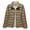Khaki, variant on BAETEUY Winter Down Coat Thickened Padded Stand Collar Pockets Zipper