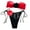 Red, variant on JAKANYQ Women Bikini Set Lace Up Backless 2PCS Beach Wear Hot Sexy Swimwears Tankinis Set Lovely Hawaii Summer Tropical Brazilian Beachwear