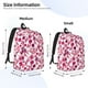 thumbnail image 2 of Disketp Tulips Flowers print Canvas Backpack Lightweight Travel Daypack Student Rucksack Laptop Backpack-Medium, 2 of 5