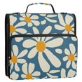 thumbnail image 5 of FORMRS Zipper Binder with Shoulder Strap 2-inch Ring 500 Sheet Capacity File Bag, Whimsy Daisy Pattern, 5 of 5