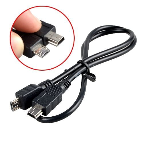 2pcs 50cm Micro USB 2.0 type 5Pin Male to micro usb F tablet extension cable 