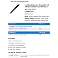 thumbnail image 2 of Front Shock Absorber - Compatible with 2007 Chevy Silverado 3500 Classic, 2 of 2