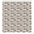 thumbnail image 3 of Ambesonne Geometric Shower Curtain, Contemporary Art Work, 69"Wx70"L, Pale Peach Grey, 3 of 3