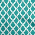 thumbnail image 1 of oneOone Viscose Jersey Sea Green Fabric Geometric Dress Material Fabric Print Fabric By The Yard 60 Inch Wide, 1 of 5