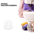 thumbnail image 3 of SHISUYAN 60 Pcs Clear Plastic Sewing Machine Bobbin Sewing Bobbin Transparent Bobbin Spools Embroidery Bobbin Sewing Machine Accessories, 3 of 9