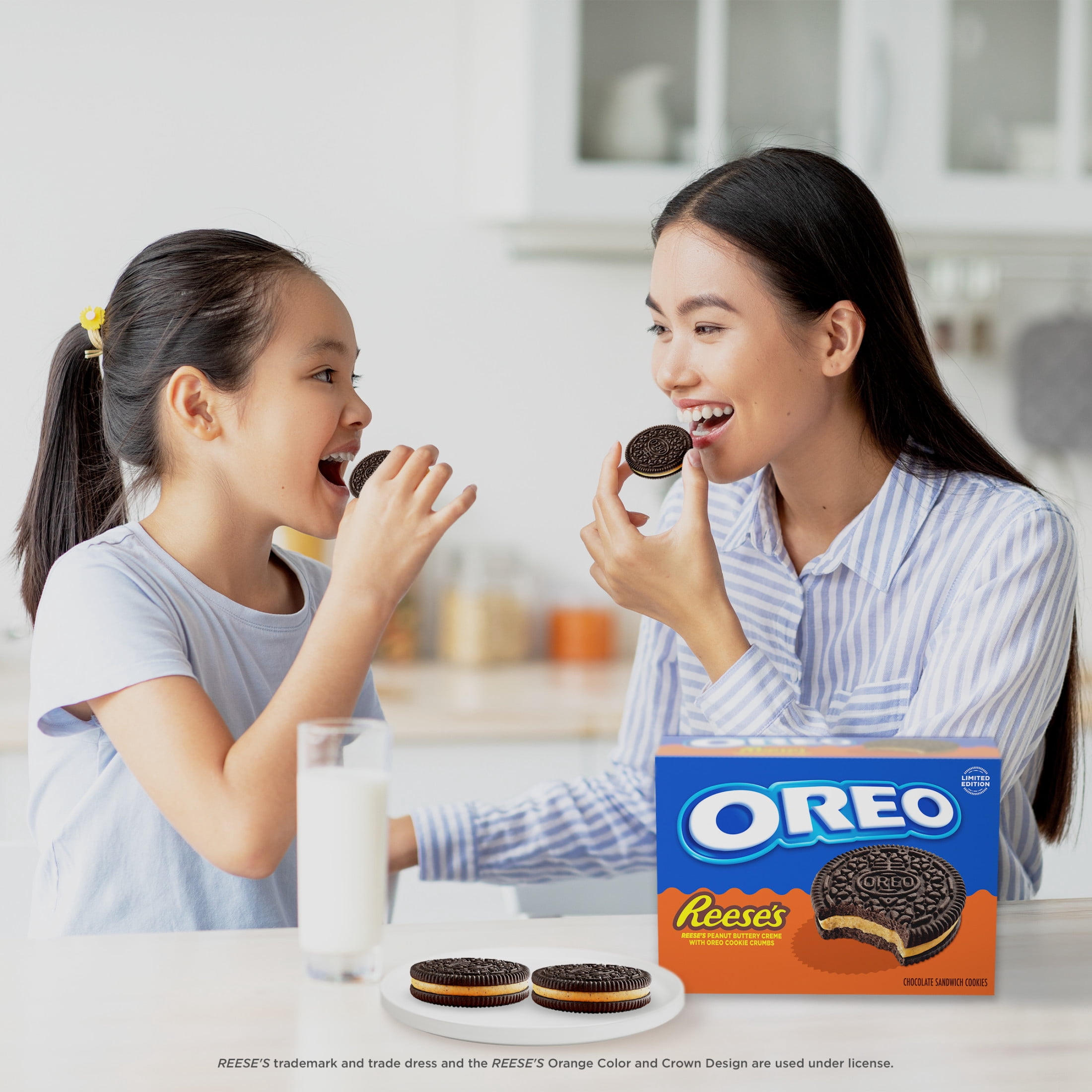 OREO REESE'S Peanut Buttery Creme Chocolate Sandwich Cookies, Limited Edition, 10.81 oz