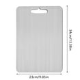 thumbnail image 2 of Binwennn Thick Stainless Steel Cutting Board Suitable For Home Kitchen Cooking Outdoor Camping Hiking Backpacking Travel Mini Chopper Manual Compact Kitchen Home Needs for Men Nut Chopper Kitchen, 2 of 3