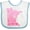 White/Blue, variant on Inktastic Minnesota Silhouette Mandala Boys or Girls Baby Bib